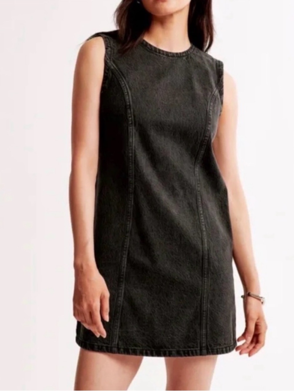 NWOT Abercrombie & Fitch Shift Denim Mini Dress